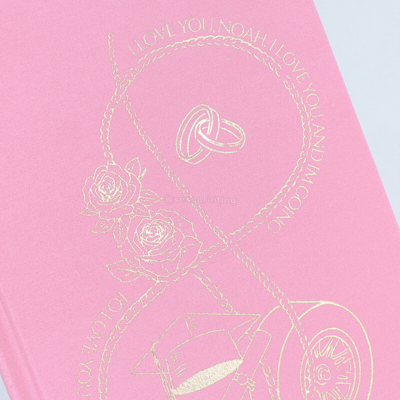 Print Hardcover Books with Foil Lettering on the Cover and Sprayed Edges 10