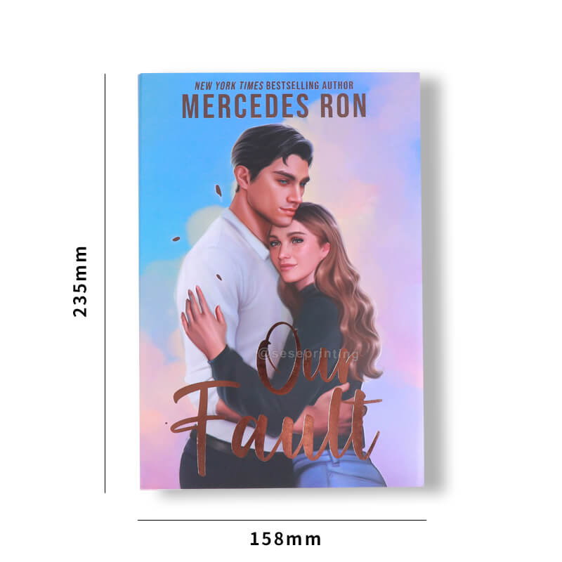 Print Hardcover Books with Foil Lettering on the Cover and Sprayed Edges 6