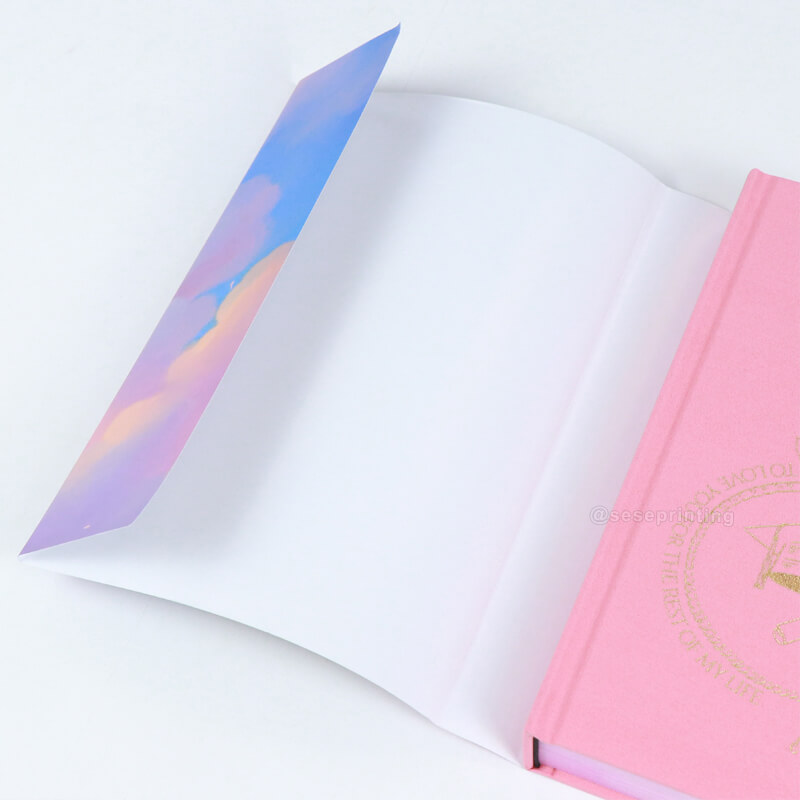 Print Hardcover Books with Foil Lettering on the Cover and Sprayed Edges 9