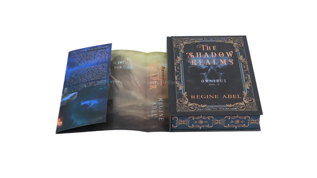 Hardcover Binding Books with Embossing on the Cover and Sprayed Edges 1