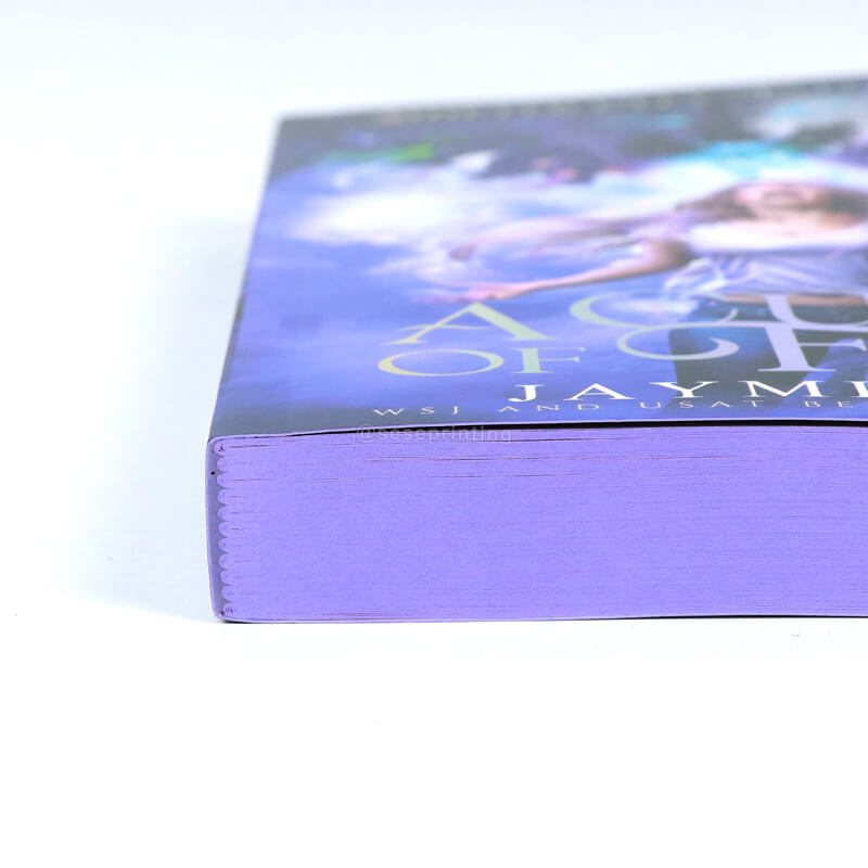 Paperback Special Edition Book with Holographic Foil on the Cover and Sprayed Edges 10