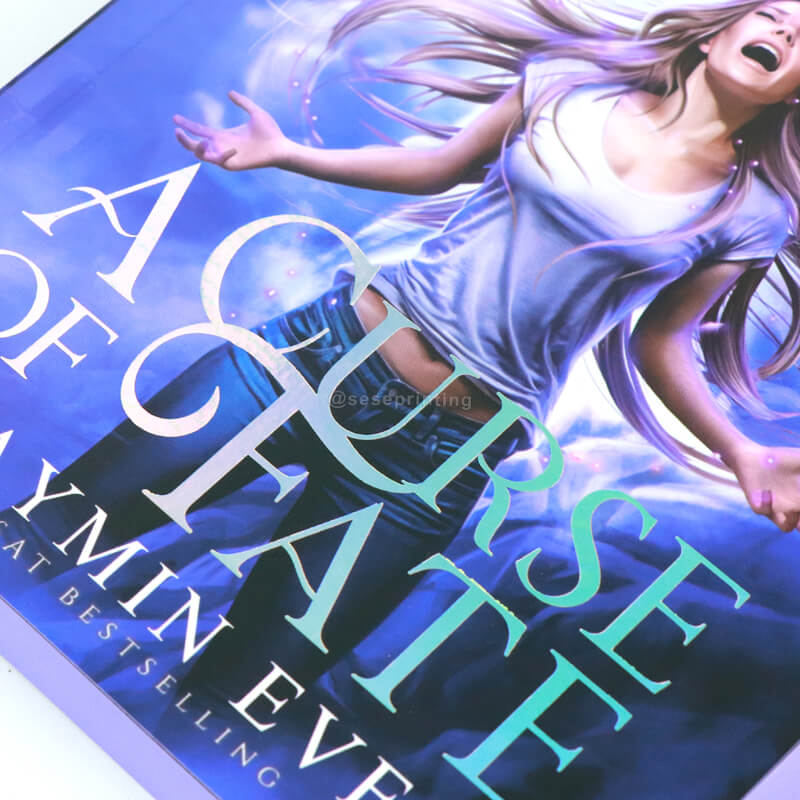 Paperback Special Edition Book with Holographic Foil on the Cover and Sprayed Edges 8