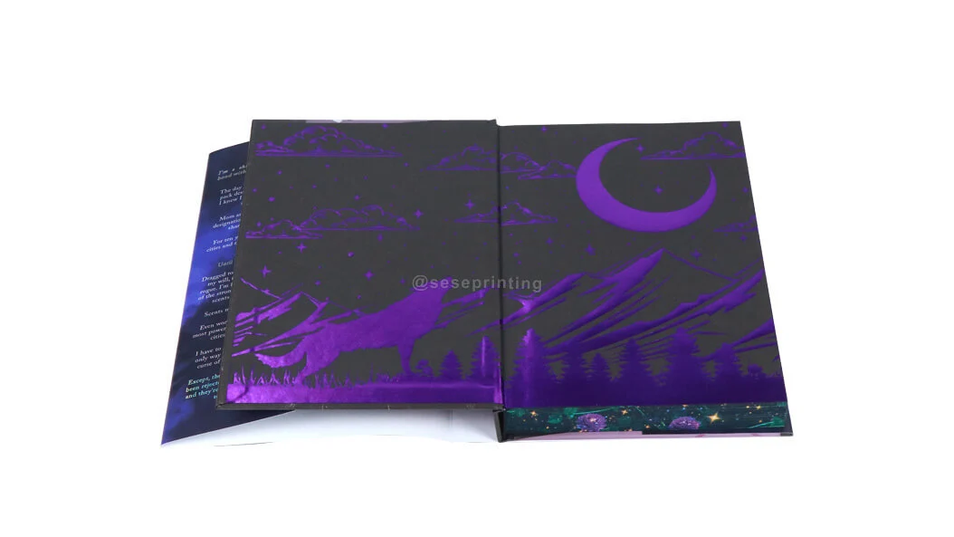 Romance Book with Stenciled Edges, Foiled Endpapers and Dust Jackets 1