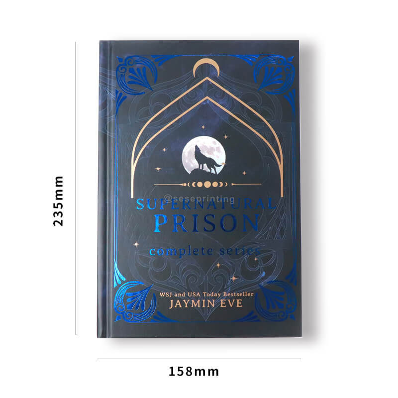 Special Fantasy Book with Sprayed Edges, Foil Stamping on the Spine and Cover 6