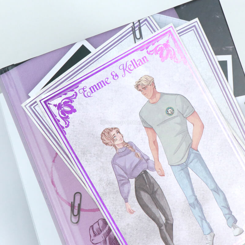 Novel Printed with Colored Illustrations Inside, Sprayed Edges and Dust Jackets 12