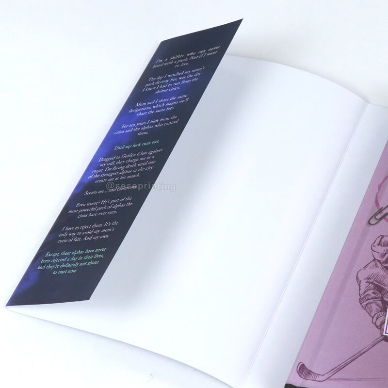 Novel Printed with Colored Illustrations Inside, Sprayed Edges and Dust Jackets 11