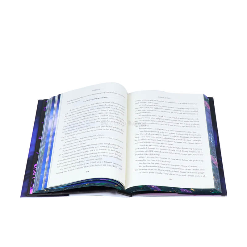 Novel Printed with Colored Illustrations Inside, Sprayed Edges and Dust Jackets 10
