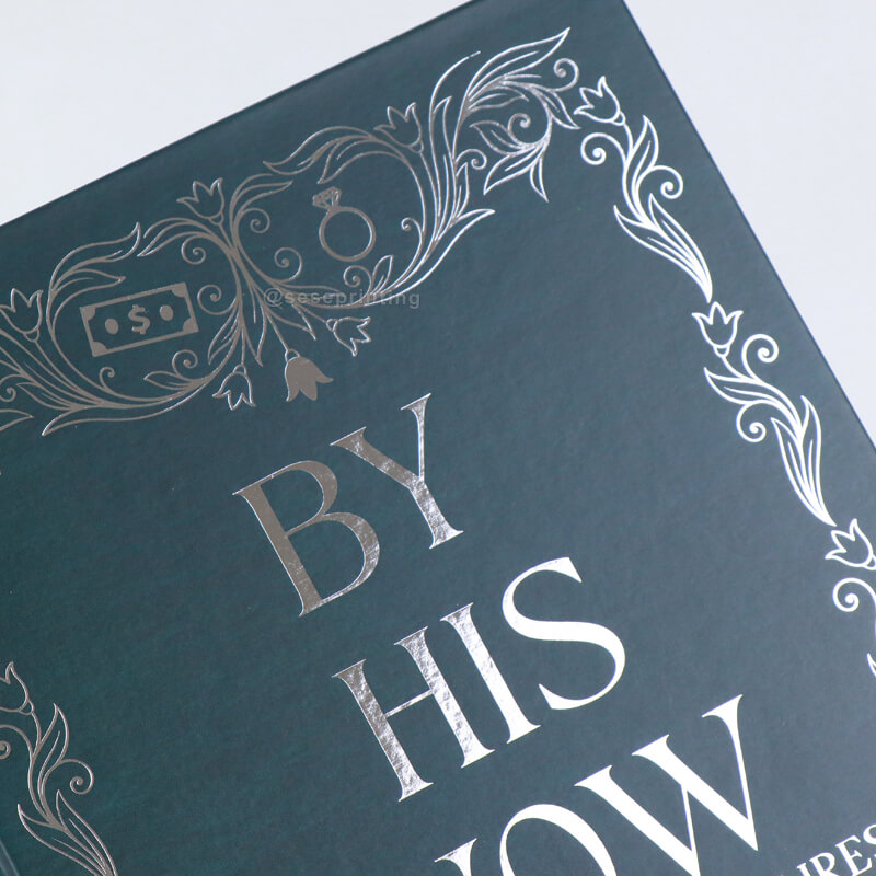 Colored Paper Special Edition Hardcover Book with Pattern Sprayed Edges 9