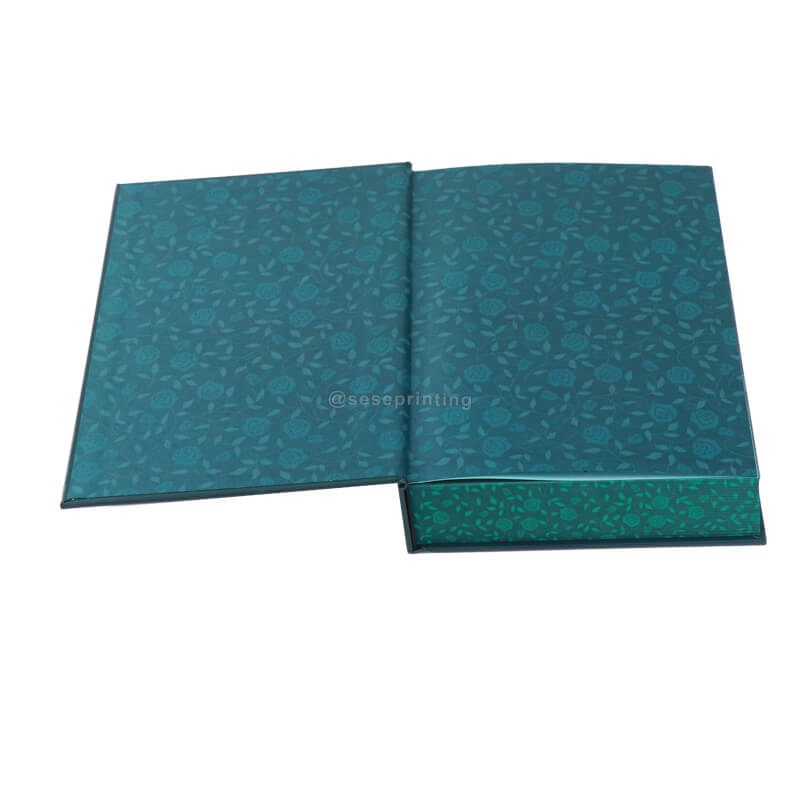 Colored Paper Special Edition Hardcover Book with Pattern Sprayed Edges 7
