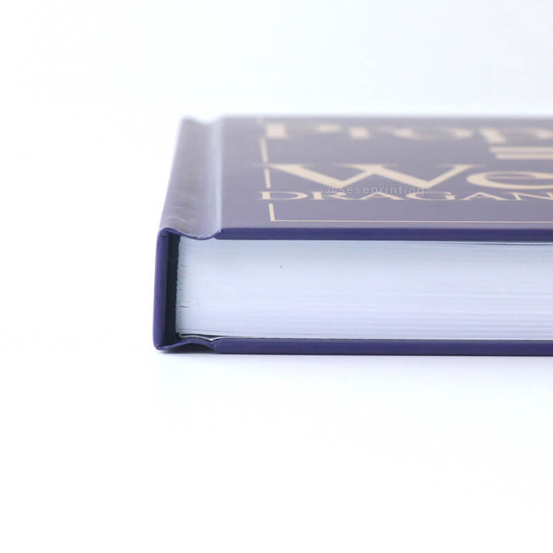 6x9 Inch Hardcover Fiction Book with Gold Foil Stamped Printed Casewrap 9