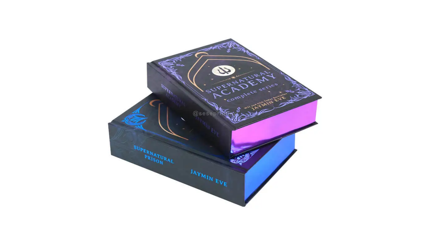 Two Book Series Deluxe Version Hardcover Book Printed with Sprayed Edges 1