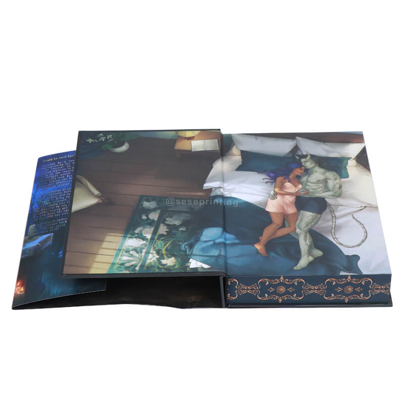 Publish Hardcover Books with Foil Embossing on Cover, Sprayed Edges and Endpapers 8