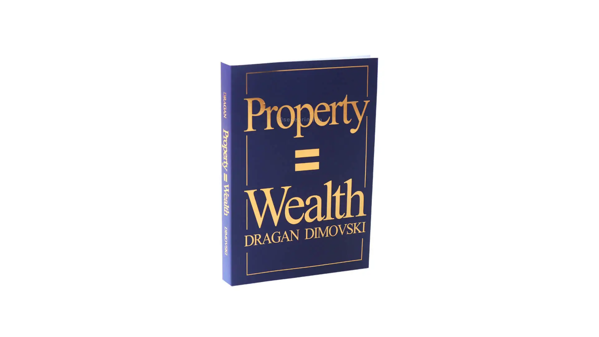 Black and White Printing Paperback Book with Foiling Cover 1