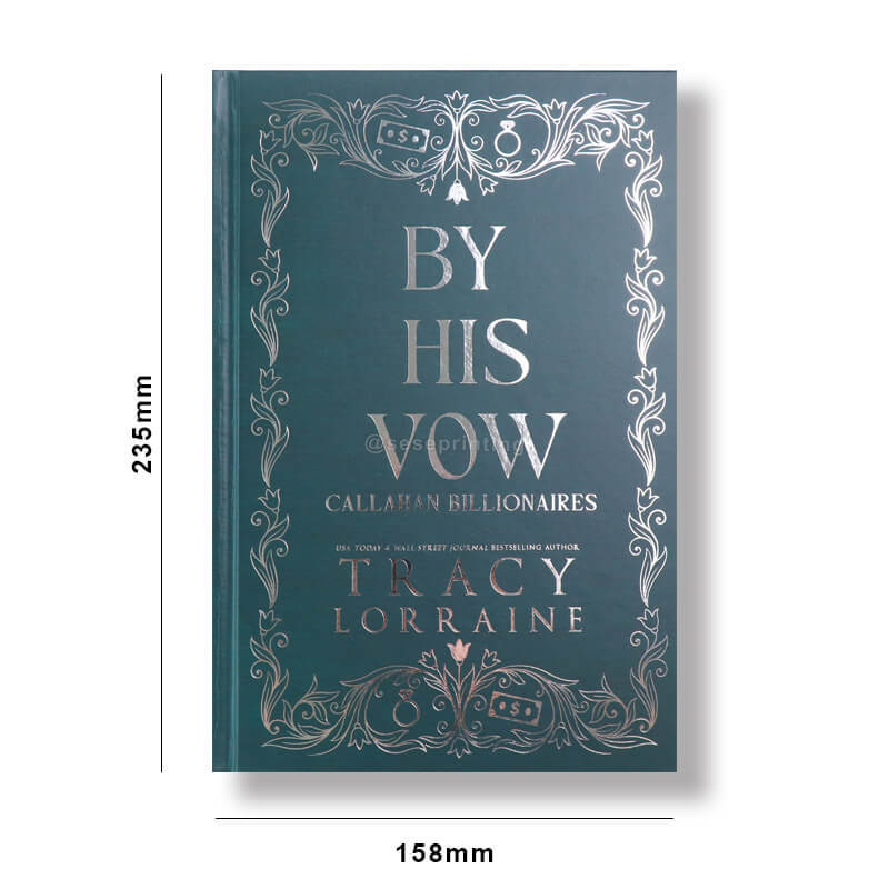 Print a Hardcover, Silver Foil Font on Cover and Sprayed Edges Book 6