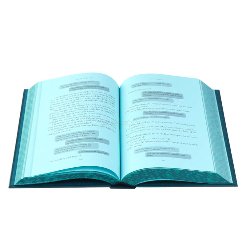 Create Hardcover Books with Stenciled Edges and Full Color End Pages 8