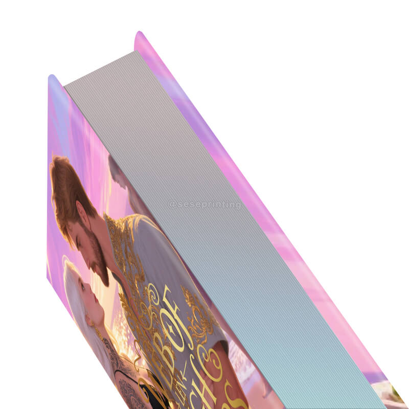 Fantasy Romance Novels Printed with Foil on Cover and Sprayed Edges 9