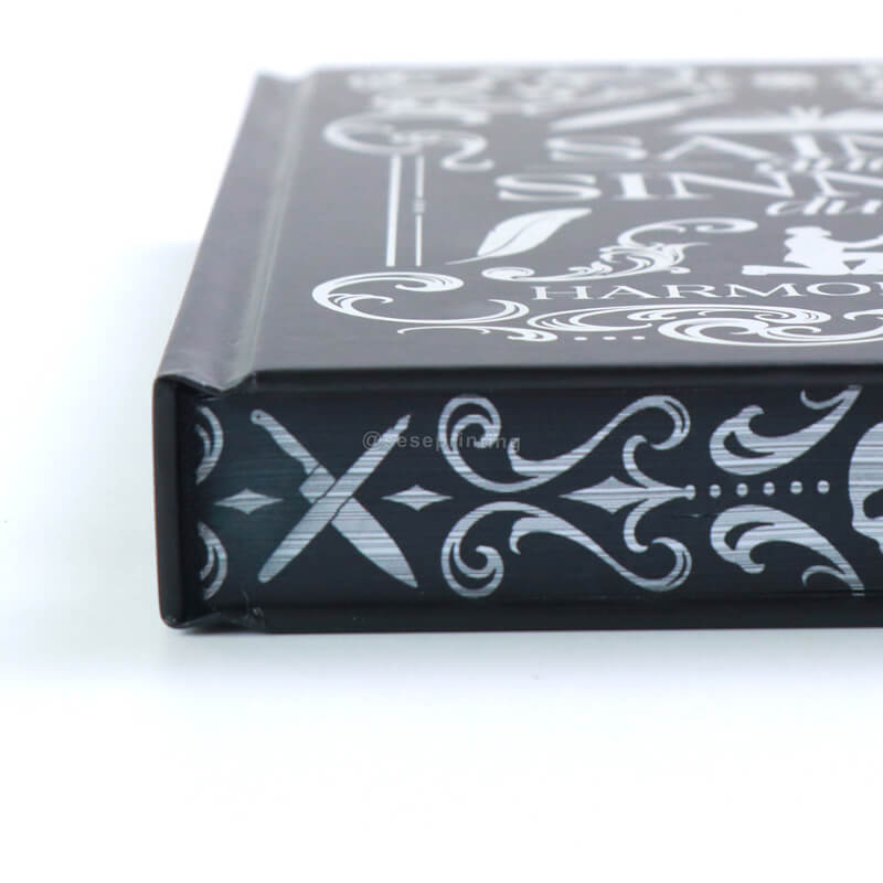 Romance Book Printed Foiled Hardcover with Sprayed Edges and Endpapers 11