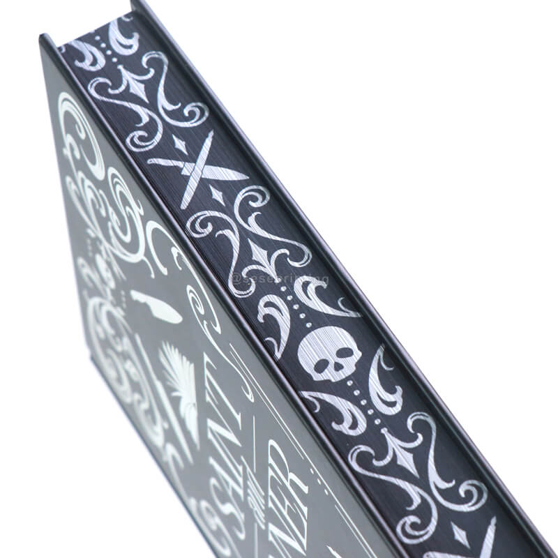 Romance Book Printed Foiled Hardcover with Sprayed Edges and Endpapers 10