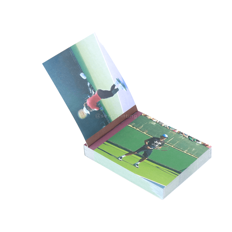 Custom Paperback Flip Books Print Sewn Binding Animation Flipbook 7