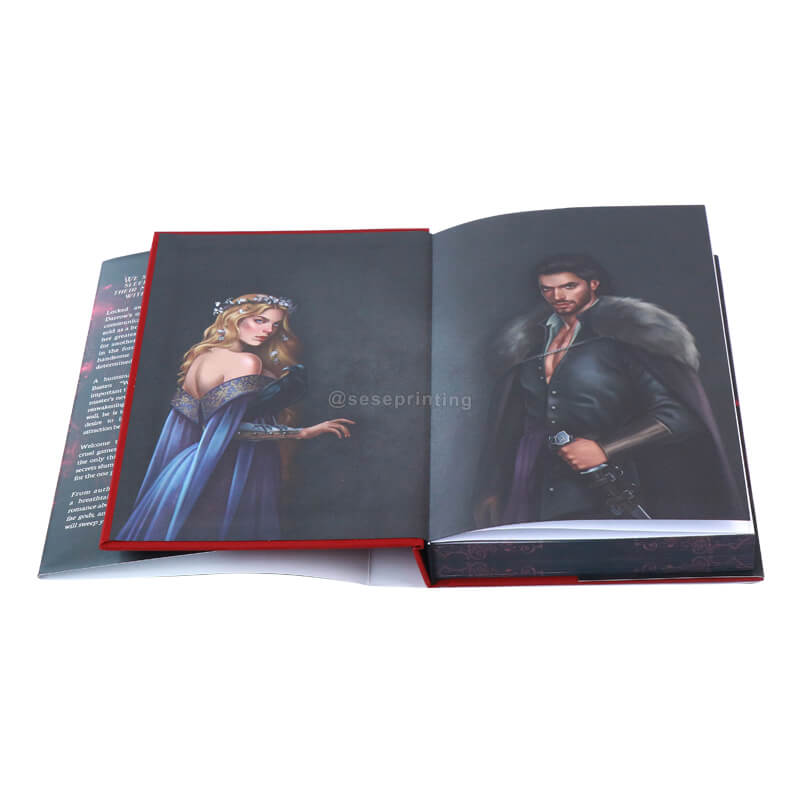 Create Special Edition Hardcovers with Dust Jackets, Sprayed Edges, Color Printed End Sheets 7