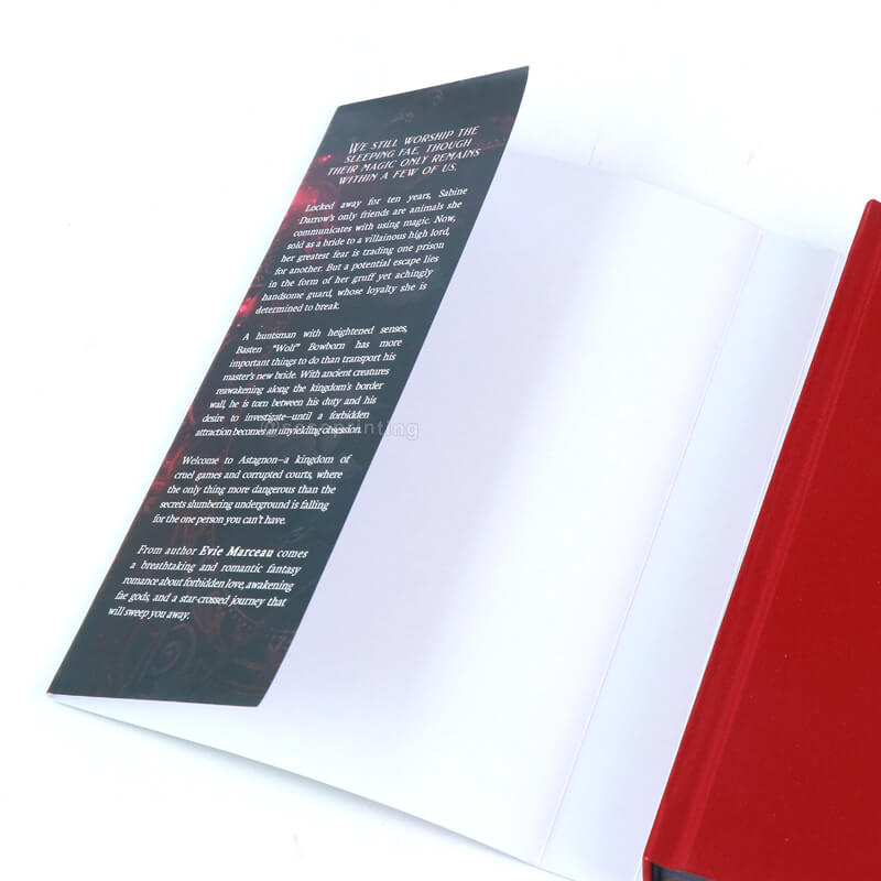 Create Special Edition Hardcovers with Dust Jackets, Sprayed Edges, Color Printed End Sheets 9