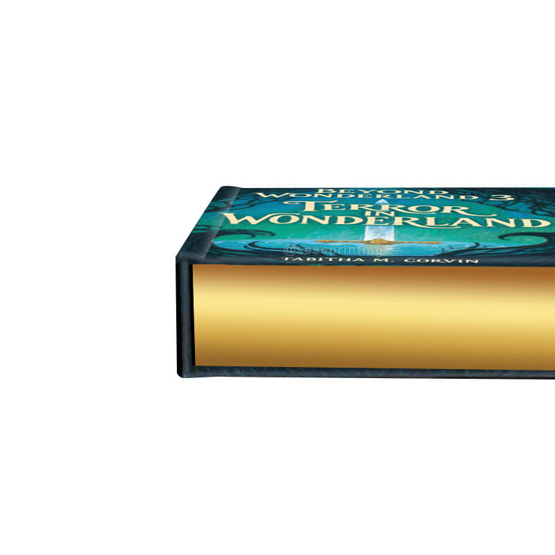 Hardcover Fantasy Book Printed with Foil Letters and Sprayed Edges 10