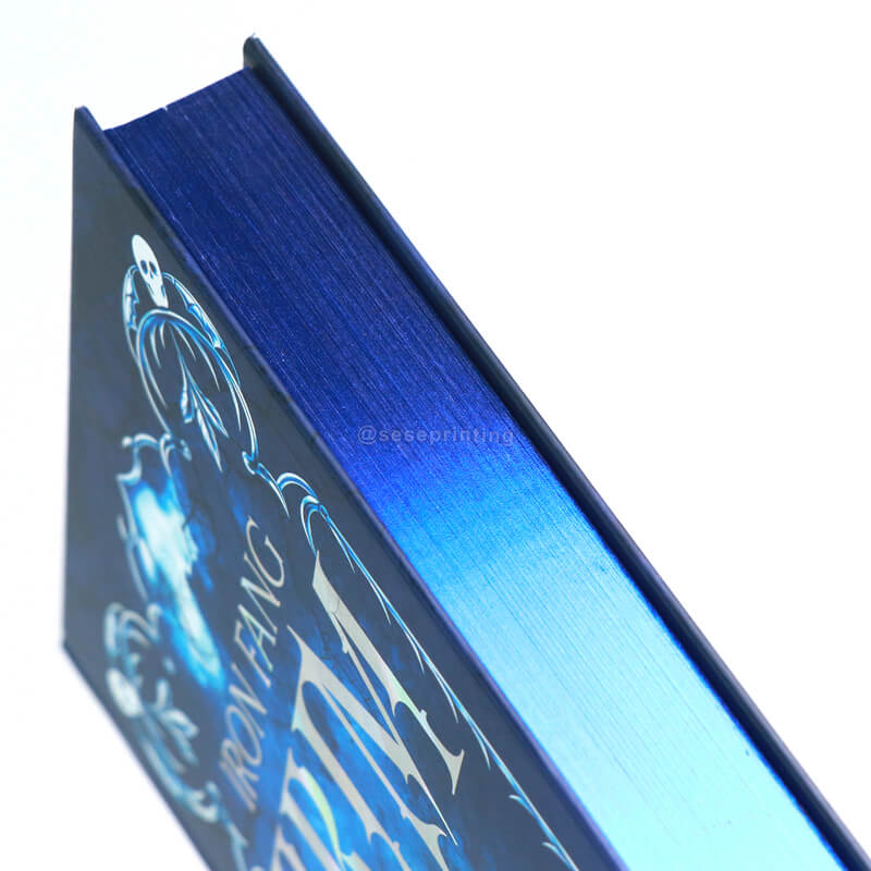 Printed Novel with Holographic Foil on Cover and Metallic Sprayed Edges 10
