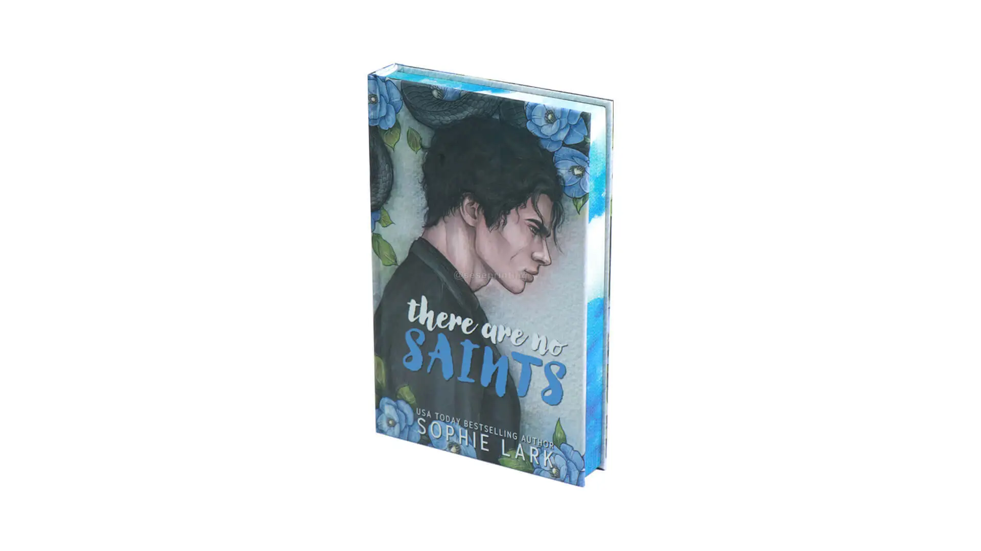 6x9 Hardcover Book with Spot UV on Matte Cover and Stenciled Edges 1