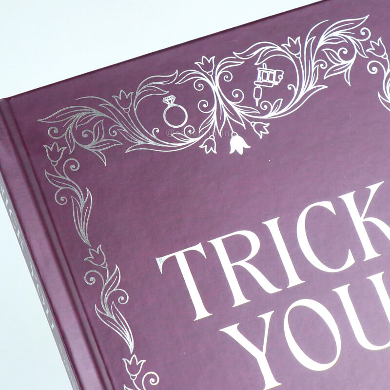 Colored Paper Fantasy Romance Fiction Book Hardcover with Sprayed/Decorative Edges 9