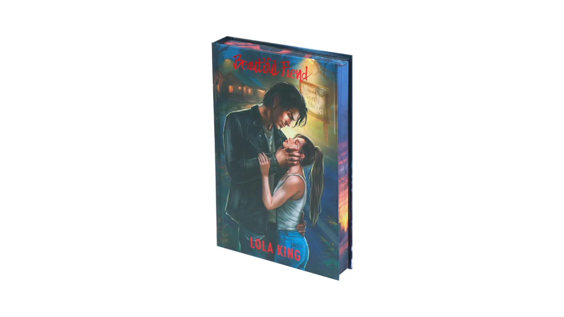 Custom Special Edition Novel Hardcover with Sprayed/Printed Edge Design 1