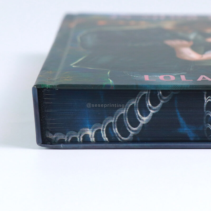 Custom Special Edition Novel Hardcover with Sprayed/Printed Edge Design 11