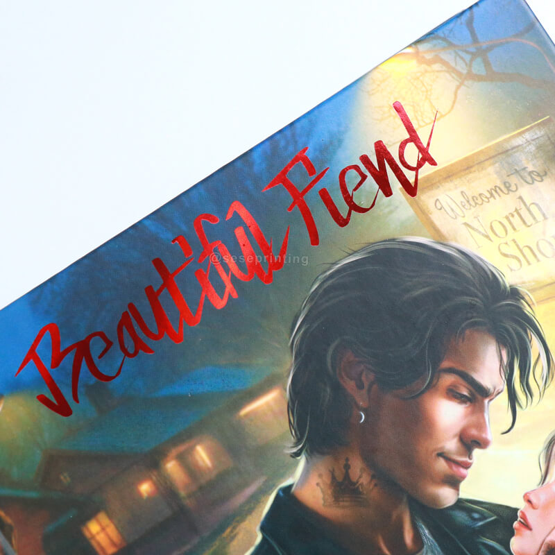 Custom Special Edition Novel Hardcover with Sprayed/Printed Edge Design 9