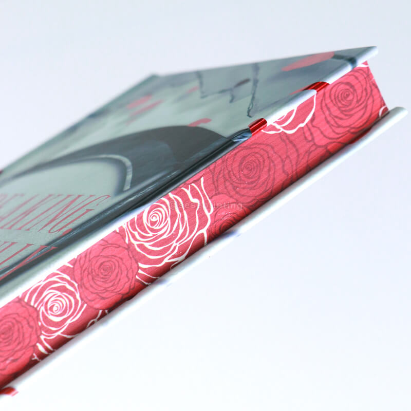 Novel Print Sprayed Edges, Red Foil Cover and Color Images on Inside Front and Back Cover 9