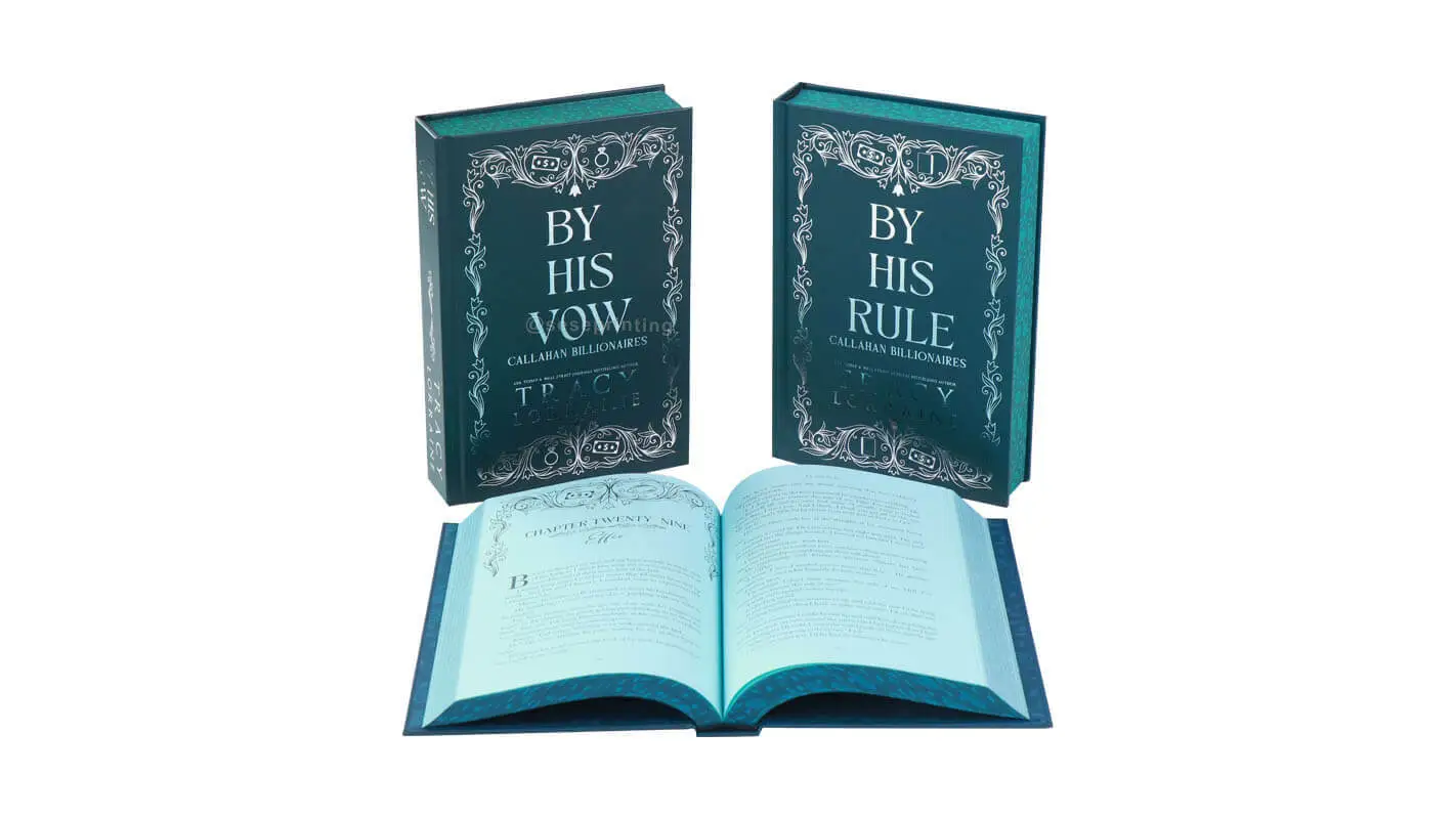 Sprayed Edges Hardcover Book Set with Foil on Cover and Endpapers 1