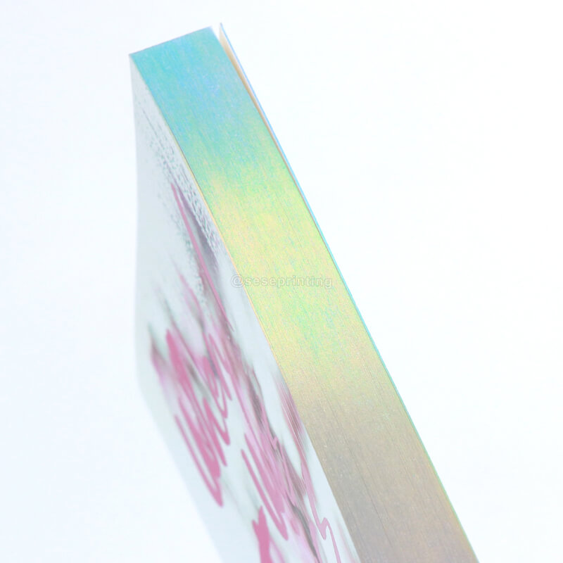 Paperback Books with Foil on Cover and Holographic Foiled Edges 9