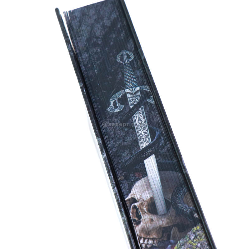 Printing a Hardcover Special Edition Novel with Sprayed/Painted Edges, Matte Cover 9