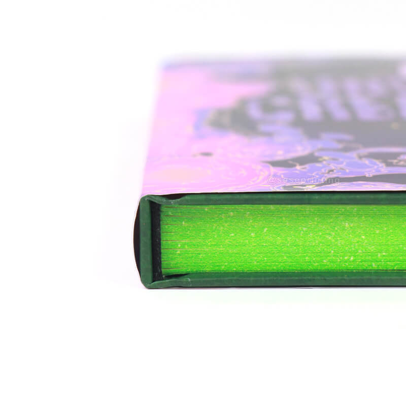 Special Edition Book Have a Dust Jacket, Green Foil on the Hardcover and Sprayed Edges 12