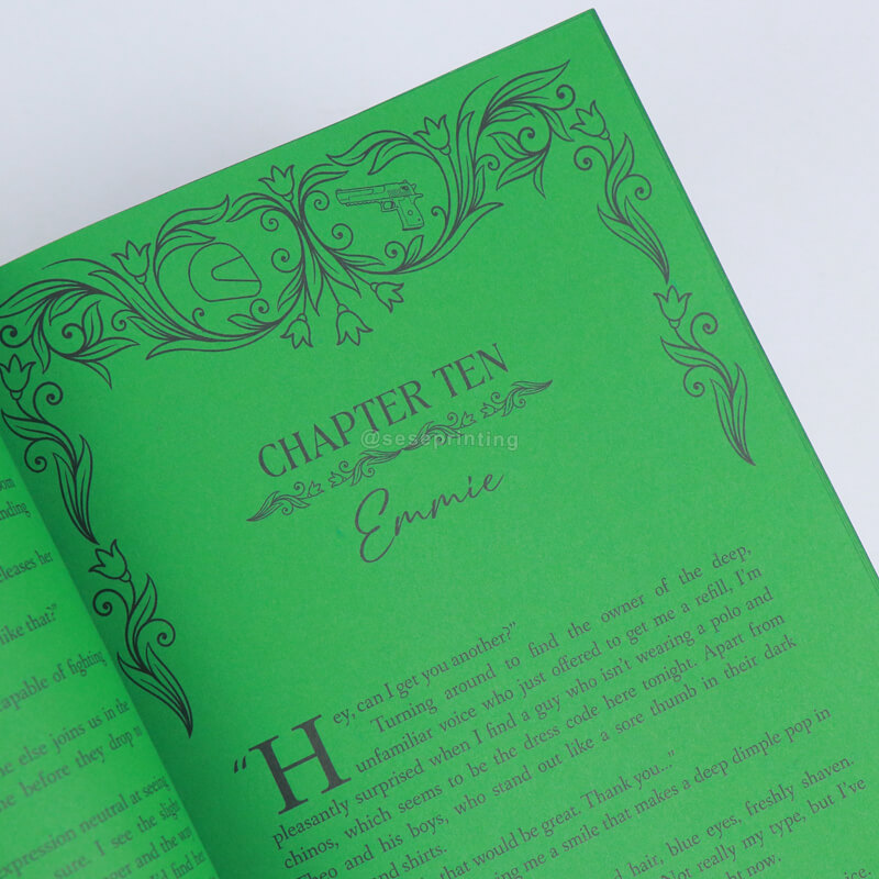 Make Special Edition YA Novel with Silver Foil, Sprayed Edges, And Endpapers 8