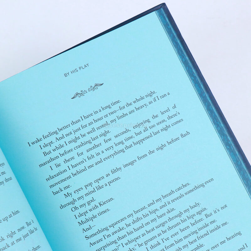 Print My Books in Hardcover Format with Sprayed Edges, Silver Foil Cover and Endpapers 8