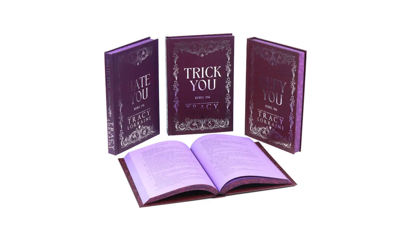 Get Four Book Series in a Hardcover with Silver Foil Stamped and Sprayed Edges 1