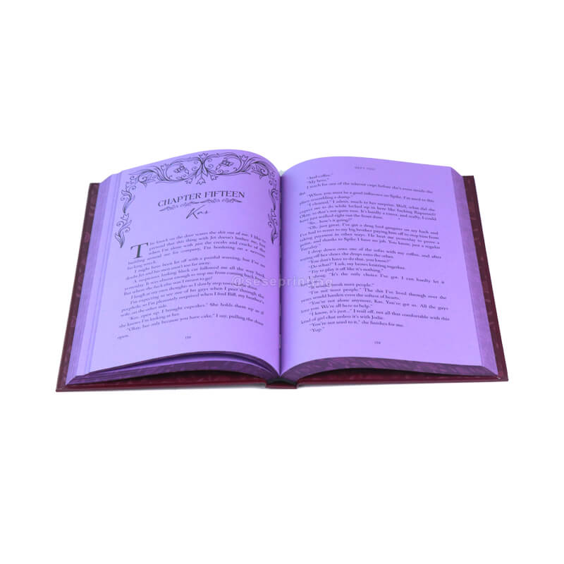 Sprayed Edge Hardback Books for 6x9 Hardback with Silver Foil on Cover 8