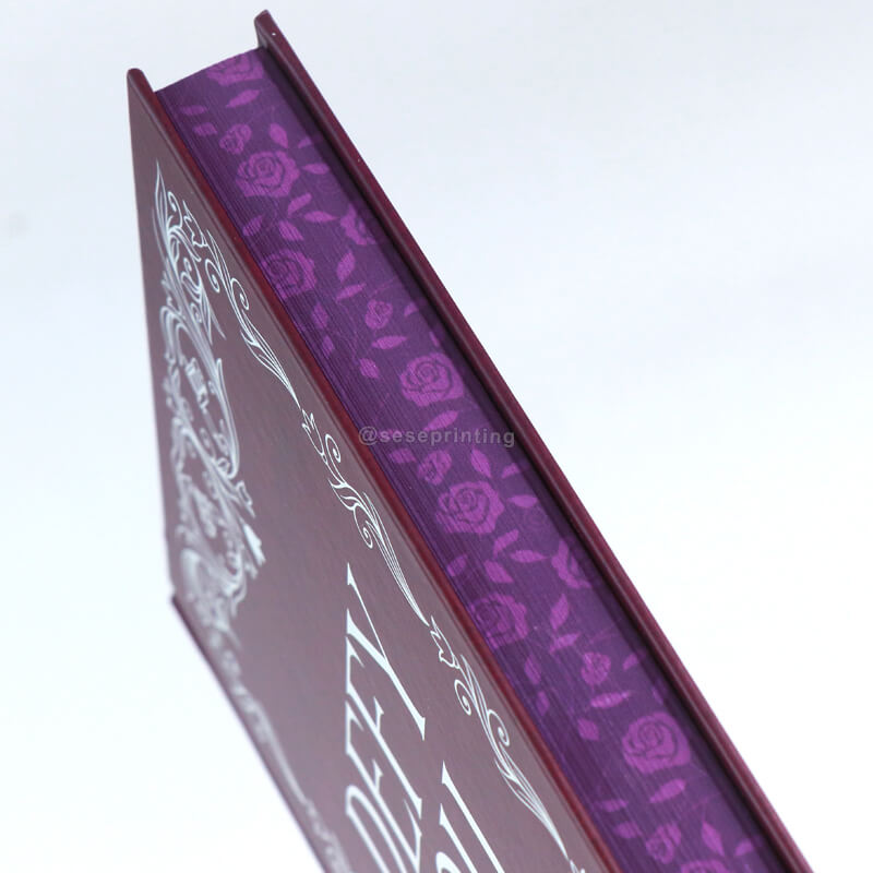 Sprayed Edge Hardback Books for 6x9 Hardback with Silver Foil on Cover 10