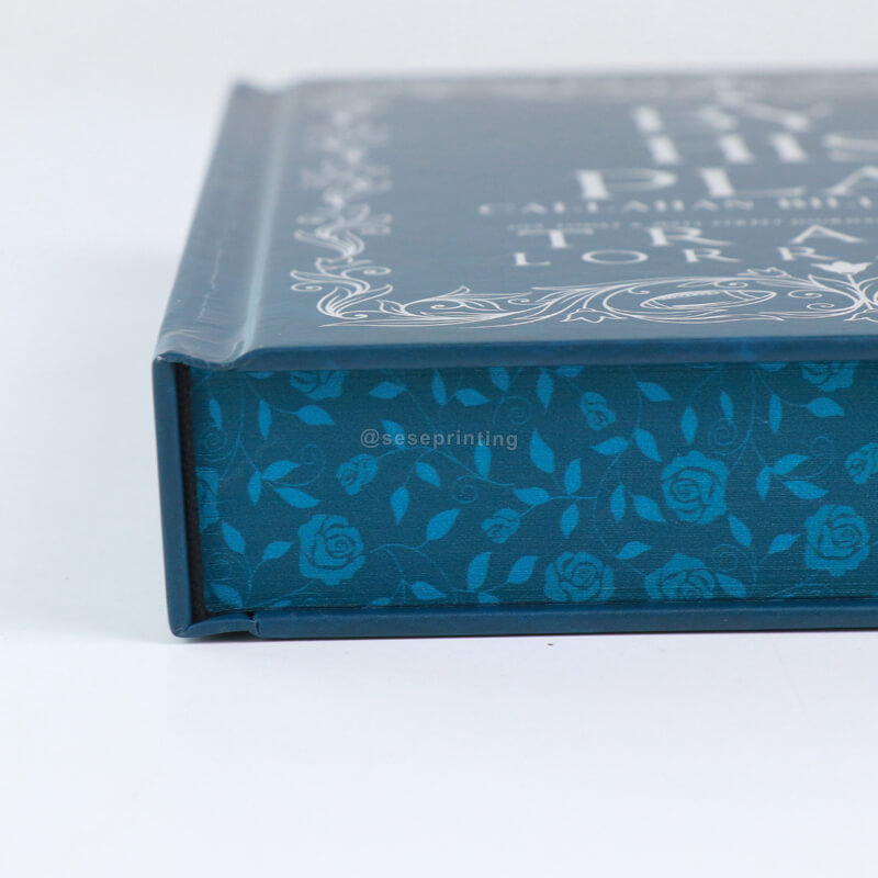 Creating Colored Paper Hardcover Book with Foiling Cover, Sprayed Edges and Decorative Endpapers 11