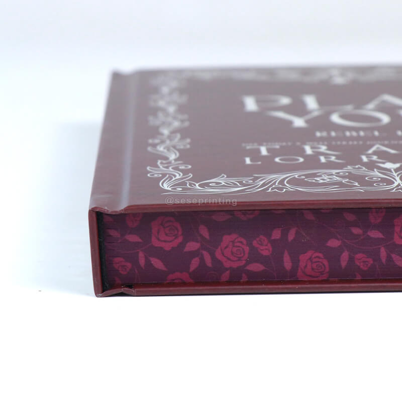 4 Book Hardback Fantasy Romance Set with Silver Foil and Stenciled Edges 11