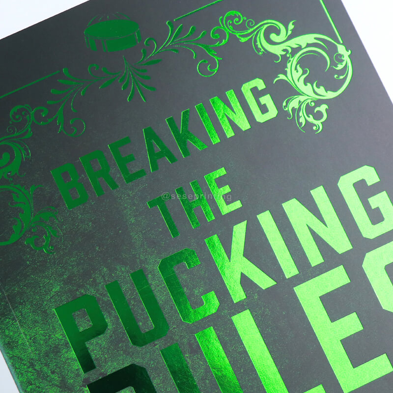 Paperback Book Printing with Custom Sprayed Edges and Foiling Cover1 8