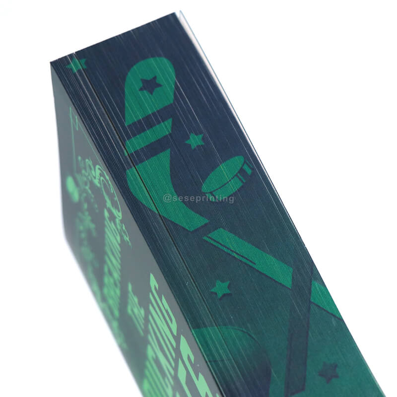 Paperback Book Printing with Custom Sprayed Edges and Foiling Cover1 9