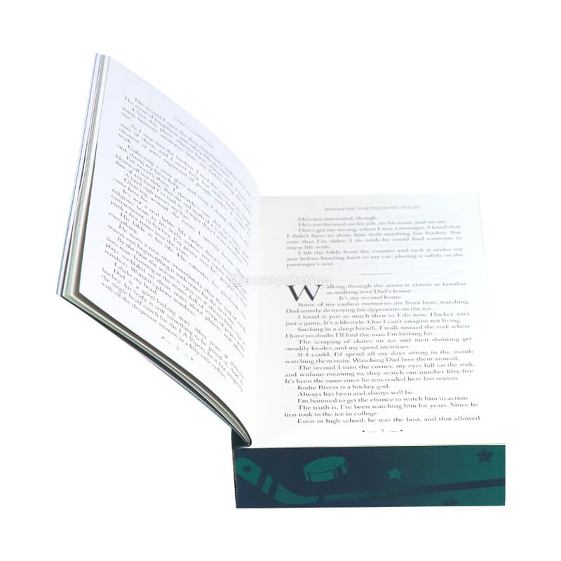Paperback Book Printing with Custom Sprayed Edges and Foiling Cover1 7
