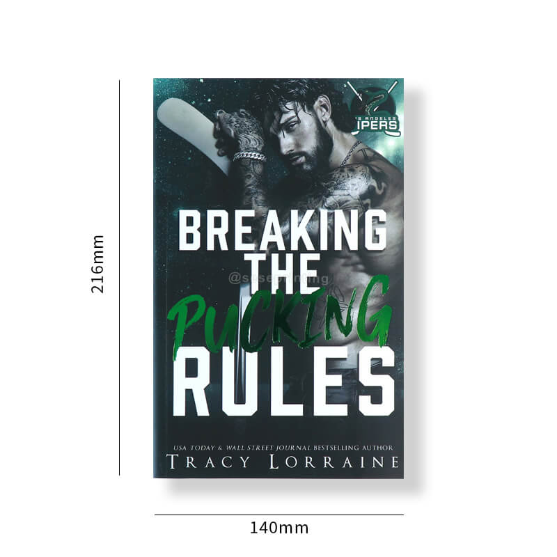 Special Paperback Book with Custom Sprayed Edges and Foil Stamping 6