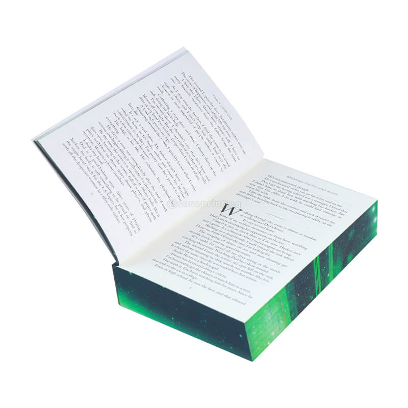 Special Paperback Book with Custom Sprayed Edges and Foil Stamping 7