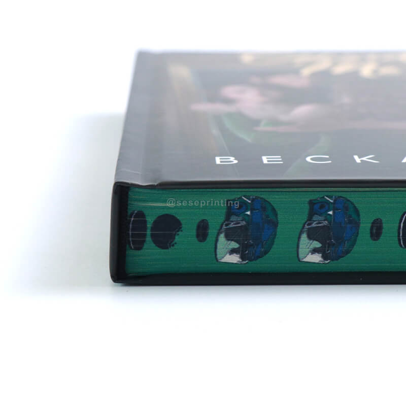 Print Special Edition Hardcovers with Gold Foiling on the Front, Spine, and Back, Sprayed Edges 11